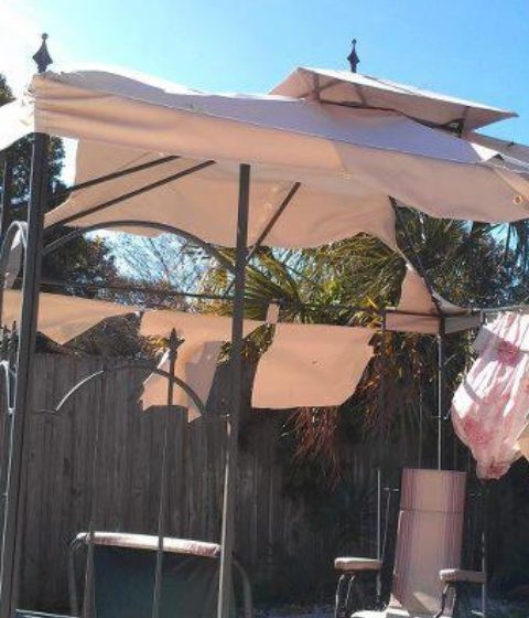 Before gazebo canopy